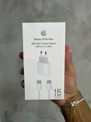 Carregador 35W Tipo C para Tipo C Compatível com iPhone 15, 16 e 17 Pro Max