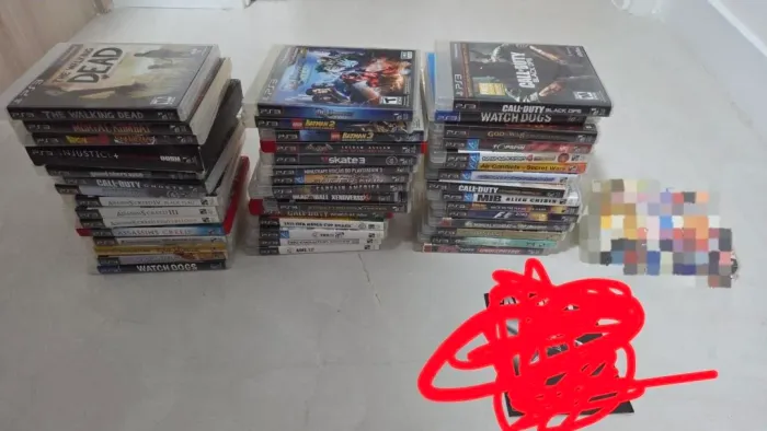 Coleção de jogos de ps3