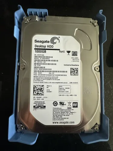 HD sata Seagate 1 tera usada