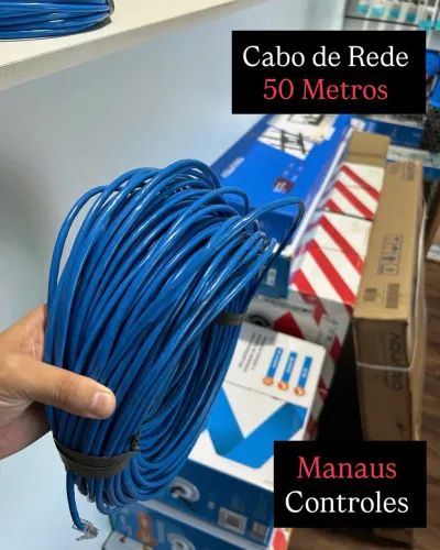 Cabo de Rede Internet 50 Metros RJ45 ( Promoção )