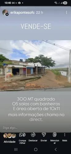 Vendo Ponto comercial com 5 salas com banheiro e terreno livre ao lado