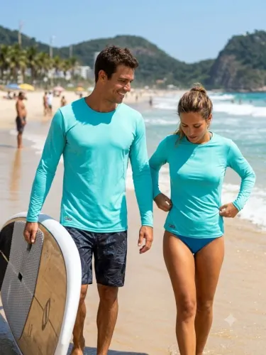 DECATHLON sem uso camiseta proteção Fpu 50+