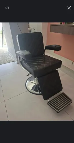 Barbearia cadeira hidraulica