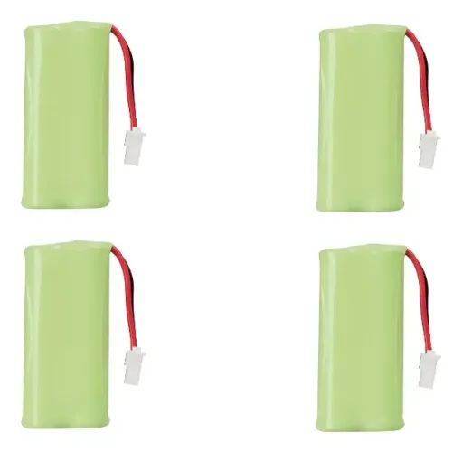 Kit 4 Bat Eria Recarregavel Ts 3110 Ts3111 Ts 3130 Intelbras Verde