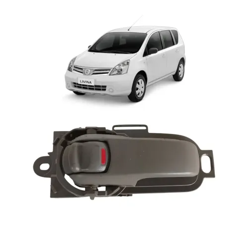 Maçaneta Interna Traseiro Esquerdo Nissan Livina 2010 2013 Traseira