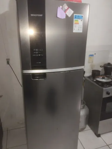 Geladeira Brastemp inox