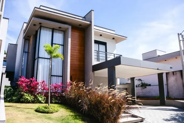 Lindo Sobrado moderno com 04 suítes , mobiliado e decorado á venda no Condomínio Buona Vit