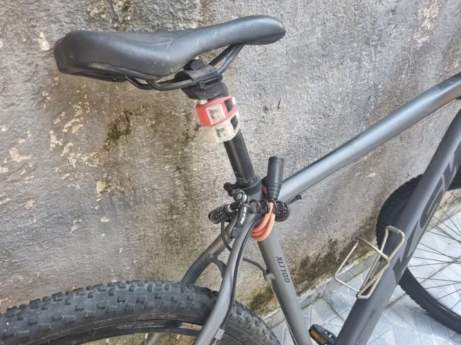 Baixei! Bicicleta aro 29 Mtz c/ suspen- 24 veloc.aluminio freio a disco semi-nova