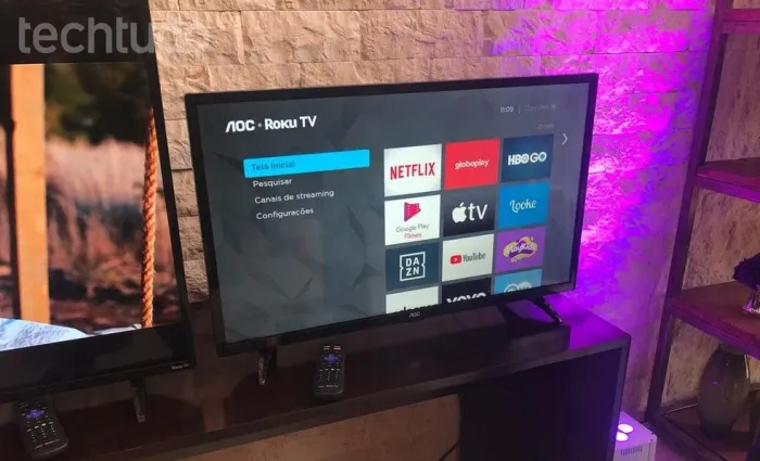 AOC Roku SmarTv 43' POLEGADAS (Funcionando perfeitamente)