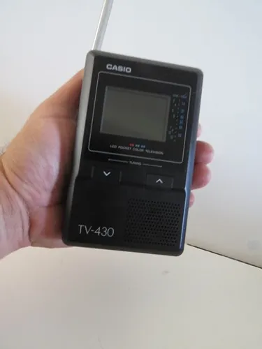 tv antiga portatil casio analogica