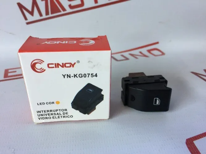 interruptor de vidro elétrico simples novo, carros específico na embalagem.