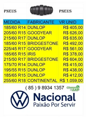 Pneus Nacional Veículos