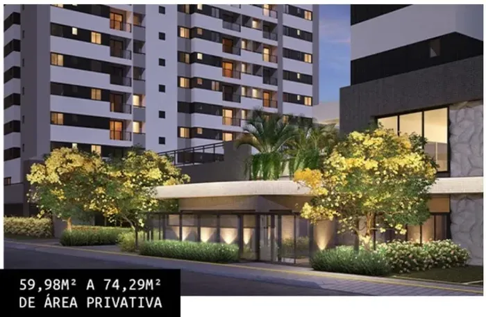  Apto no Urbanus Luzia De; 74,29m², 3/4, 1 Suíte!