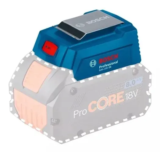 Carregador De Bateria Usb Bosch Gaa 18v