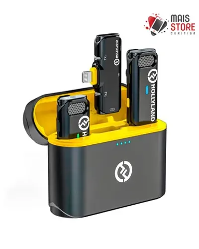 Microfone Hollyland Lark C1 Duo para iPhone (Novo/Lacrado)
