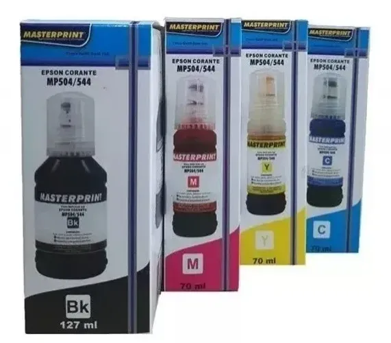 Refil Tinta Bulk Ink Corante MP 504/544 Preto