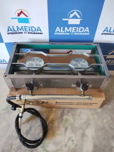 Fogareiro 2 bocas de mesa 175 reais avista Oferta Mês dos Pais