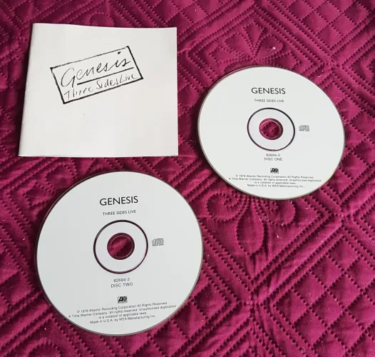 Genesis - Three Sides Live - CD DUPLO