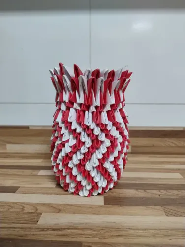 Origami Vaso Artesanal Decoração 