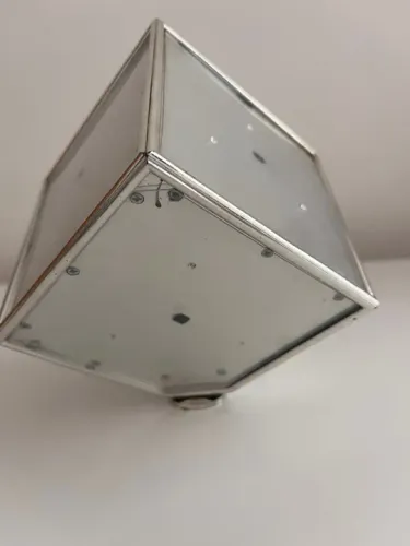 Porta retrato com formato de cubo