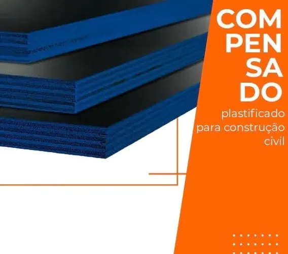 Chapa compensado azul para construção civil naval