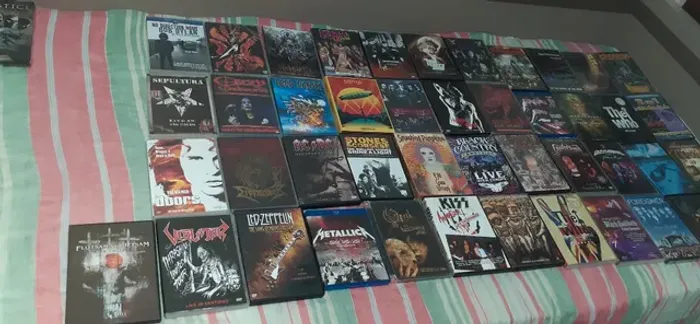 DVDs música filmes shows documentários