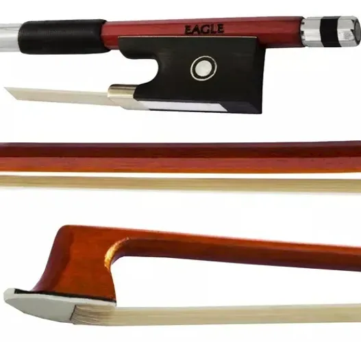 Arco Eagle Violino 4/4 Madeira Profissional Crina Animal
