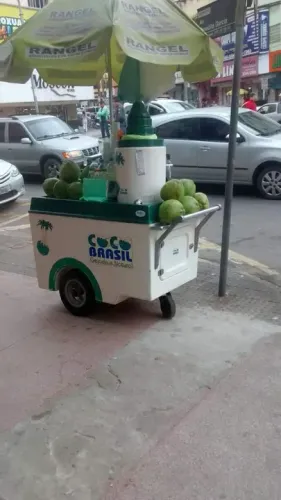 Carrinho de Coco - Coco Brasil Com direito ao ponto de trabalho!