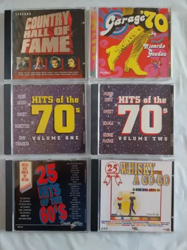 CDS lote com 6 cds originais usados em ótimos estado de conservação 50 reais o lote