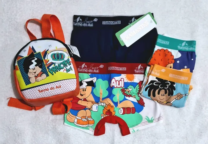 Kit Cuecas infantil- Diamantes