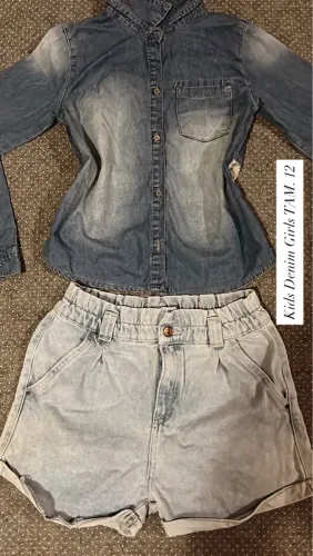 4pç TAM. 10 shorts e blusas