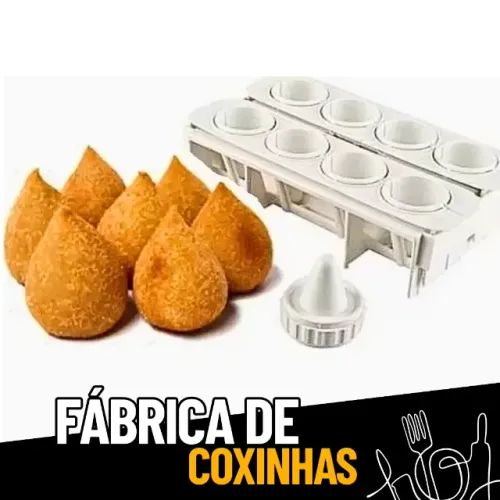 Fábrica de Coxinha Salgados Prático e Fácil  _ CS05