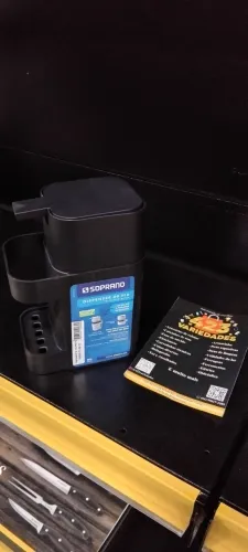 Dispensar de pia para detergente preto