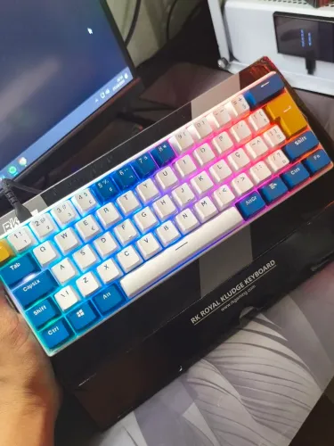 Teclado Royal Kludge RK61 novo 