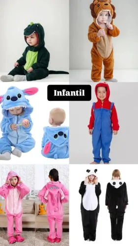 Pijamas Kigurumi Adulto e Infantil
