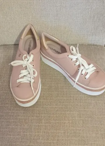 Via marte - Tênis Casual Rosa Gold
