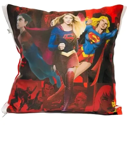 Almofada 30x30 supergirl(Capa com zíper+enchimento)!