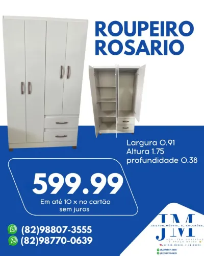 PROMOÇÃO DE GUARDA ROUPA SOLTEIRO