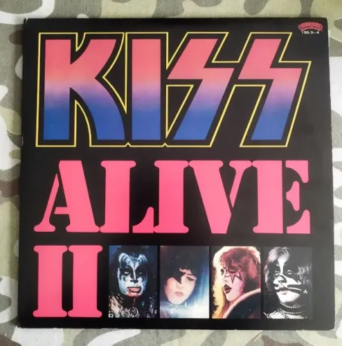 LP Vinil Kiss Alive II (Duplo) Com Encartes P1980 M/NM Importado Japão