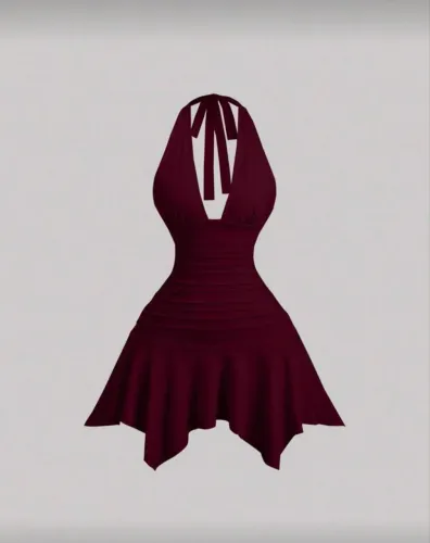 Vestido mini vinho (nunca usado) 