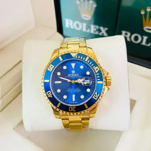 Rolex...topp..Submariner..Dourado...Azul