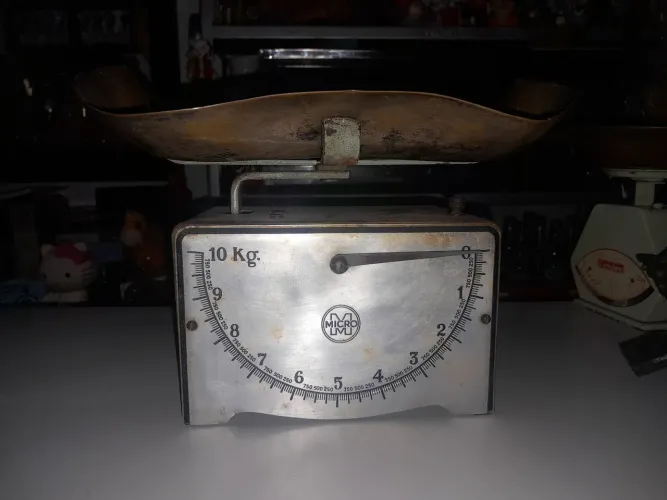 Balança antiga de cozinha funcionando até 10kg