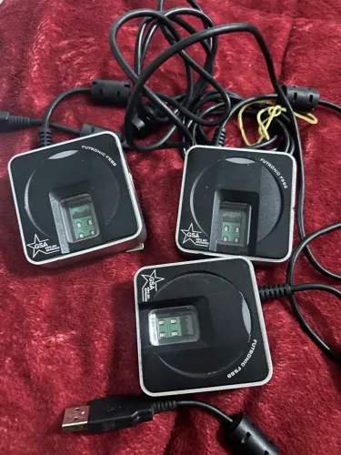 Kit 3 leitor biométrico frutronic fs88