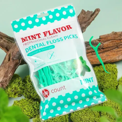 Vara Dental Arco Floss Picks Dental Mint Flavor 150 unidades