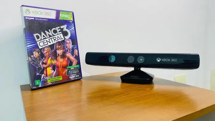 Kinect Xbox 360 + Jogo Dance Central 3 (Original)