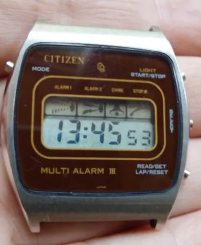 Relógio Citizen Multi Alarme III