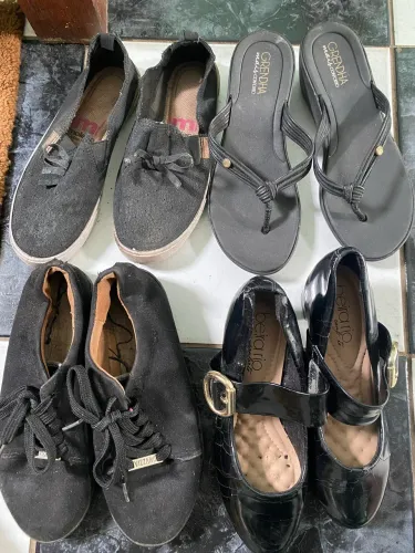 Sapato preto feminino