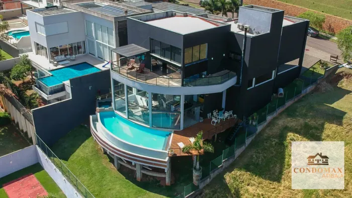Casa Piscina Borda Infinita e Vista para Pedra Grande - Condomínio Porto Atibaia