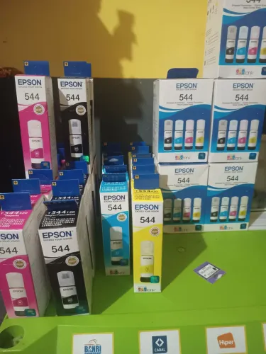 Tintas Epson 544 de alta qualidade. Kit promocional 