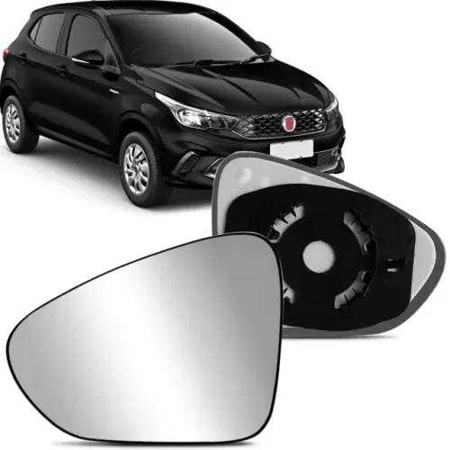 Espelho Retrovisor Argo com Instalação - Lente Espelho Retrovisor + Instalação Inclusa